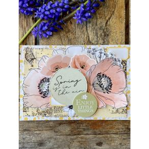 Tampon bois Florilèges Design COQUELICOT FRAGILE par Florilèges Design. Scrapbooking et loisirs créatifs. Livraison rapide et...