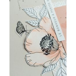 Tampon bois Florilèges Design COQUELICOT FRAGILE par Florilèges Design. Scrapbooking et loisirs créatifs. Livraison rapide et...