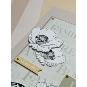 Tampon bois Florilèges Design COQUELICOT FRAGILE par Florilèges Design. Scrapbooking et loisirs créatifs. Livraison rapide et...