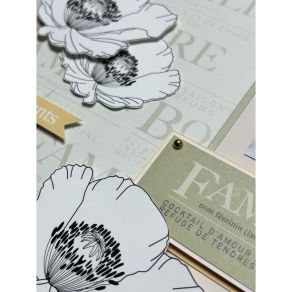 Tampon bois Florilèges Design COQUELICOT FRAGILE par Florilèges Design. Scrapbooking et loisirs créatifs. Livraison rapide et...
