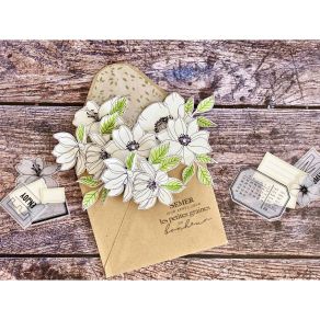 Tampon bois Florilèges Design COQUELICOT FRAGILE par Florilèges Design. Scrapbooking et loisirs créatifs. Livraison rapide et...
