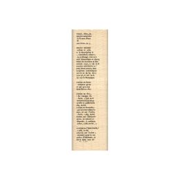 Tampon bois MINI BORDURE TEXTE par Florilèges Design. Scrapbooking et loisirs créatifs. Livraison rapide et cadeau dans chaqu...