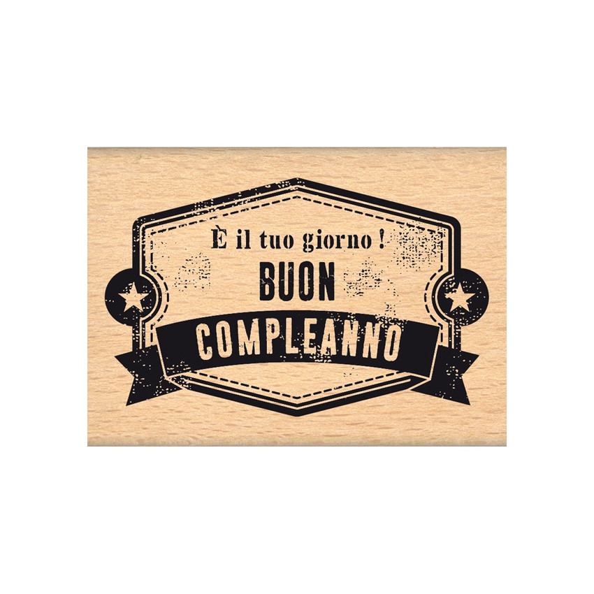 Tampon bois italien E' la tua giornata! par Florilèges Design. Scrapbooking et loisirs créatifs. Livraison rapide et cadeau d...