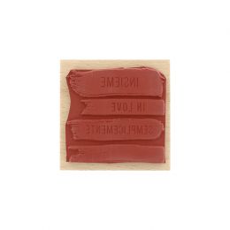 Tampon bois italien QUATTRO TRACCE par Florilèges Design. Scrapbooking et loisirs créatifs. Livraison rapide et cadeau dans c...